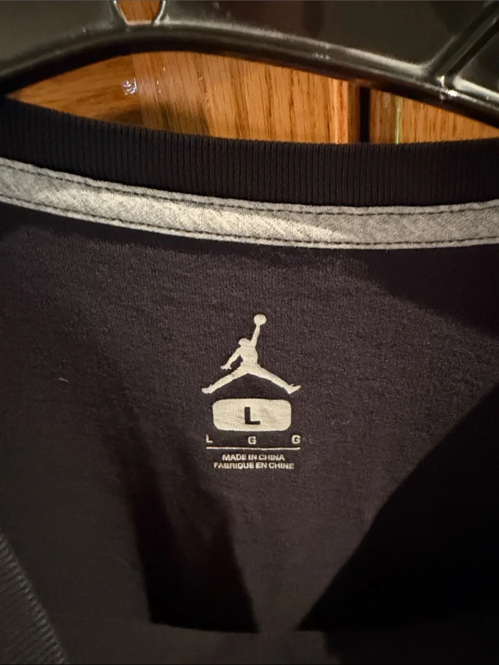 Jordan Black Tee with Red Flight 23 Graphics